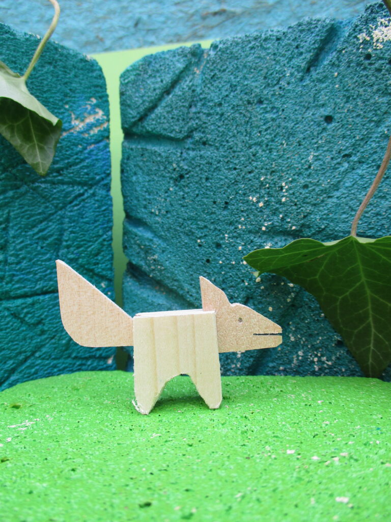Figuren aus Ytongstein Holzfuchs Kinderkunst